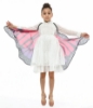 Picture of Kids Girls Butterfly Cape Wings - Blue Green Moth