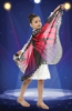 Picture of Kids Girls Butterfly Cape Wings - Blue Green Moth