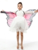 Picture of Kids Girls Butterfly Cape Wings - Blue Green Moth