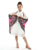 Picture of Kids Girls Butterfly Cape Wings - Blue Green Moth