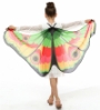 Picture of Kids Girls Butterfly Cape Wings - Green Moth