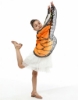 Picture of Kids Girls Butterfly Cape Wings - Orange