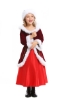 Picture of Deluxe Little Miss Santa Girls Christmas Costume