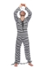 Picture of Mens Striped Prisoner Outfit