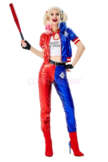Picture of Womens Joker 4pcs Set Costume