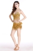 Picture of Belly Dancing Sequins Tassel Top & Hip Scarf 