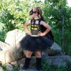 Picture of Girls Batman Batgirl Tutu Dress for Book Week