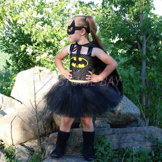 Picture of Girls Batman Batgirl Tutu Dress for Book Week