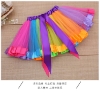 Picture of Girls Colorful Rainbow Tutu Skirt Kids Tulle Skirts