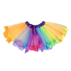 Picture of Girls Colorful Rainbow Tutu Skirt Kids Tulle Skirts