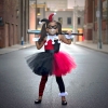 Picture of Girls Clown Joker Circus Tutu Dress for Book Week 