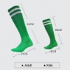 Picture of Adults Kids High Knee Football Sport Socks - GREEN