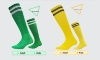 Picture of Adults Kids High Knee Football Sport Socks - White-Black