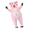 Picture of Fan Operated Inflatable Pink Pig Costume Suit for Adults