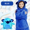 Picture of Kids Huggle Pets Blanket Hoodie - Blue