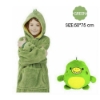 Picture of Kids Huggle Pets Blanket Hoodie - Green