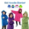 Picture of Kids Huggle Pets Blanket Hoodie - Green