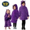 Picture of Kids Huggle Pets Blanket Hoodie - Purple