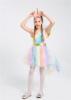 Picture of New Arrival - Girls Unicorn Rainbow Tulle Dress with Headband & Wings