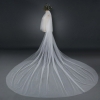 Picture of One-tier Classic Wedding Veil Cathedral Veil with Solid 3m Tulle