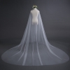 Picture of One-tier Classic Wedding Veil Cathedral Veil with Solid 3m Tulle