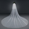 Picture of One-tier Classic Wedding Veil Cathedral Veil with Solid 3m Tulle