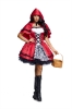 Picture of Deluxe Womens Little Red Riding Hood Costume with Cape and Gloves