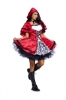 Picture of Deluxe Womens Little Red Riding Hood Costume with Cape and Gloves