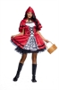 Picture of Deluxe Womens Little Red Riding Hood Costume with Cape and Gloves