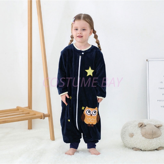 Picture of Kids Animal Sleeping Bag with Leg - Owl