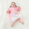 Picture of Kids Animal Sleeping Bag with Leg - Pink Unicorn