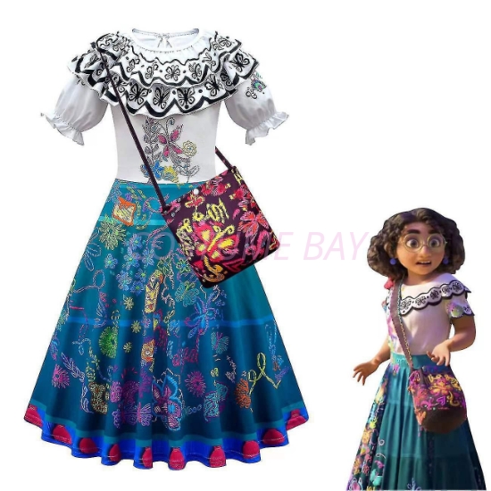 Picture of Encanto Girls Mirabel Dress Up Costume for Book Week