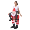 Picture of Fan Operated Adult Inflatable Riding Santa