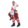 Picture of Fan Operated Adult Inflatable Riding Santa