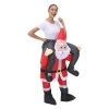 Picture of Fan Operated Adult Inflatable Riding Santa