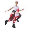 Picture of Fan Operated Adult Inflatable Riding Santa