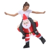 Picture of Fan Operated Adult Inflatable Riding Santa