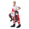 Picture of Fan Operated Adult Inflatable Riding Santa