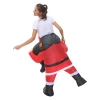 Picture of Fan Operated Adult Inflatable Riding Santa