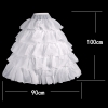 Picture of Acrylic Ball Gown 5 Tier Floor Length Wedding Petticoats