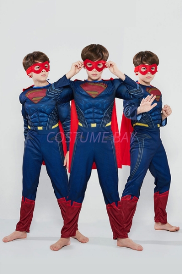 Picture of Boys Superhero Muscle Costume - Super Man2