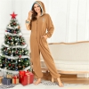 Picture of Adult Gingerbread Man Onesie Jumpsuit Sleepwear