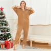 Picture of Adult Gingerbread Man Onesie Jumpsuit Sleepwear