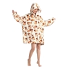 Picture of New Design Hooded Blanket Hoodie-Peal Milk Tea