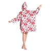 Picture of New Design Hooded Blanket Hoodie-Santa