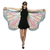 Picture of Woman's Soft Fabric Butterfly Wings Cape - Gradient Orange/Red