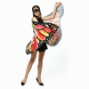 Picture of Woman's Soft Fabric Butterfly Wings Cape - Gradient Orange/Red