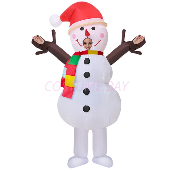 Picture of Fan Operated Adult Inflatable Snowman