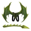 Picture of 3pcs Dragon Wing/Tail/Mask Set - Black