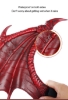 Picture of 3pcs Dragon Wing/Tail/Mask Set - Red